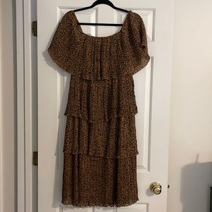 Vestique Cheetah midi dress!